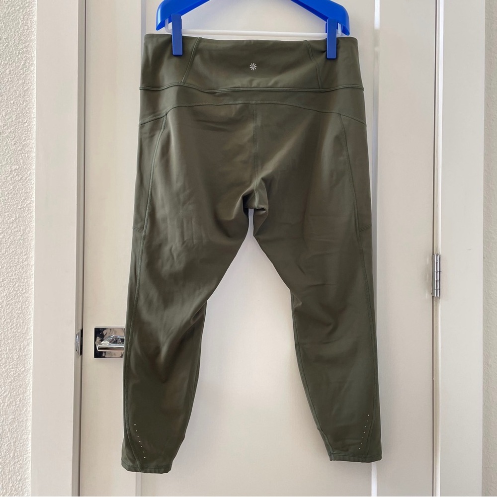 Athleta Rainier Tight Olive Green Size 2X - Picture 4 of 10